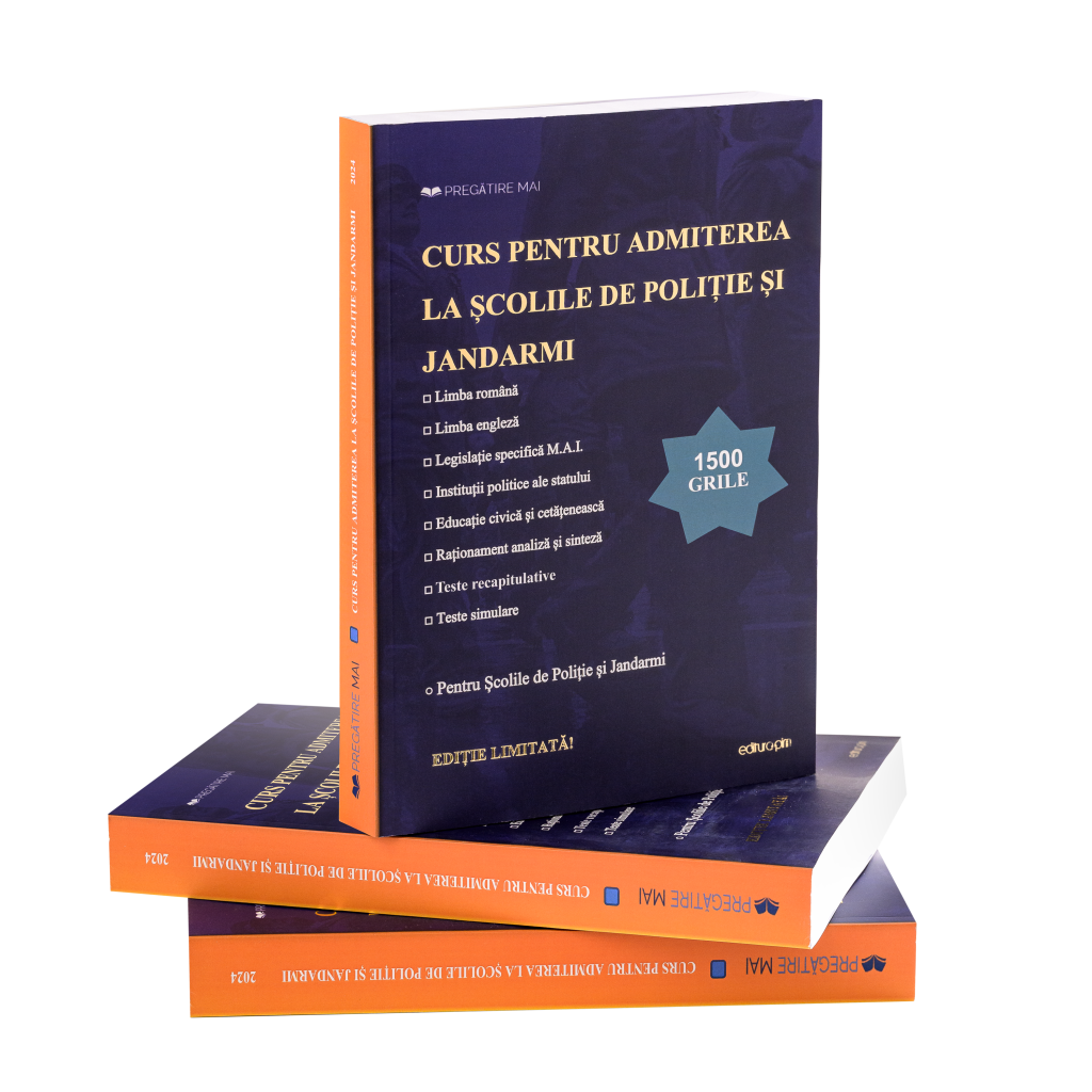MANUAL Curs Admitere în Poliție Jandarmerie