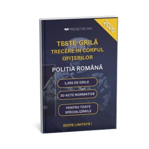 culegere grile tco poliția română