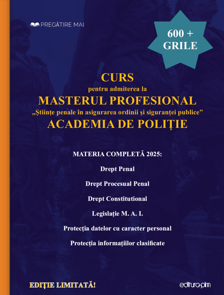 curs master profesional sesiunea 2025 materia completă