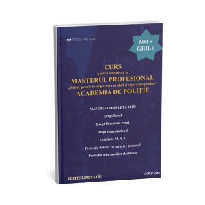 curs master profesional academia de poliție