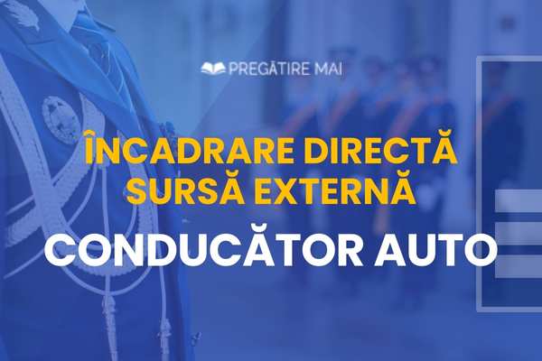GRILE online ÎNCADRARE DIRECTĂ CONDUCĂTOR AUTO