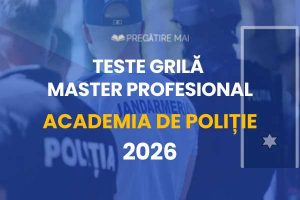 teste grilă master profesional
