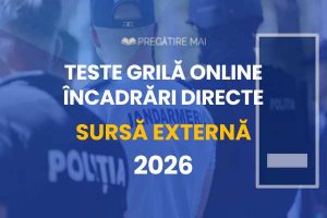 teste grilă încadrări directe DIN SURSĂ EXTERNĂ 2026