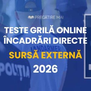 teste grilă încadrări directe DIN SURSĂ EXTERNĂ 2026