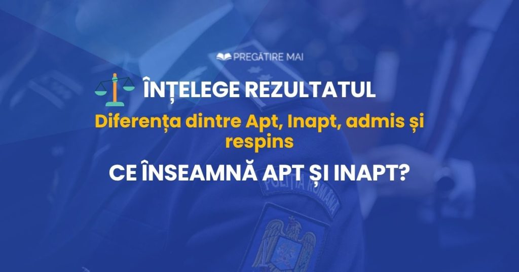 Apt sau Inapt la evaluarea psihologică M.A.I.