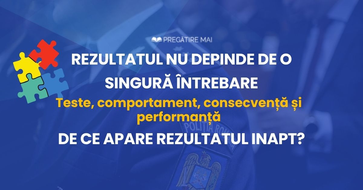 Cauzele pentru care candidații pică evaluarea psihologică M.A.I.