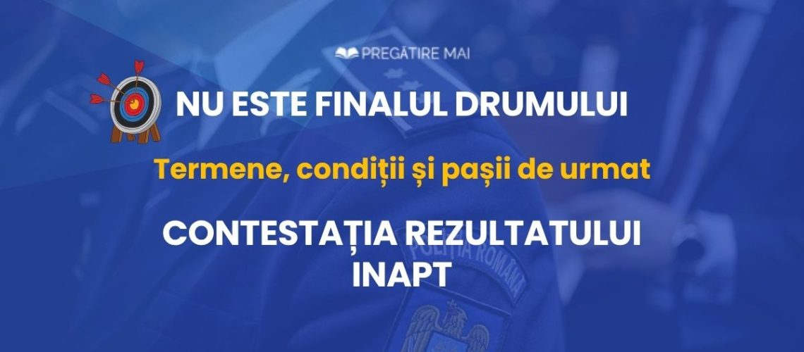 Dacă am picat evaluarea psihologică mai pot deveni polițist